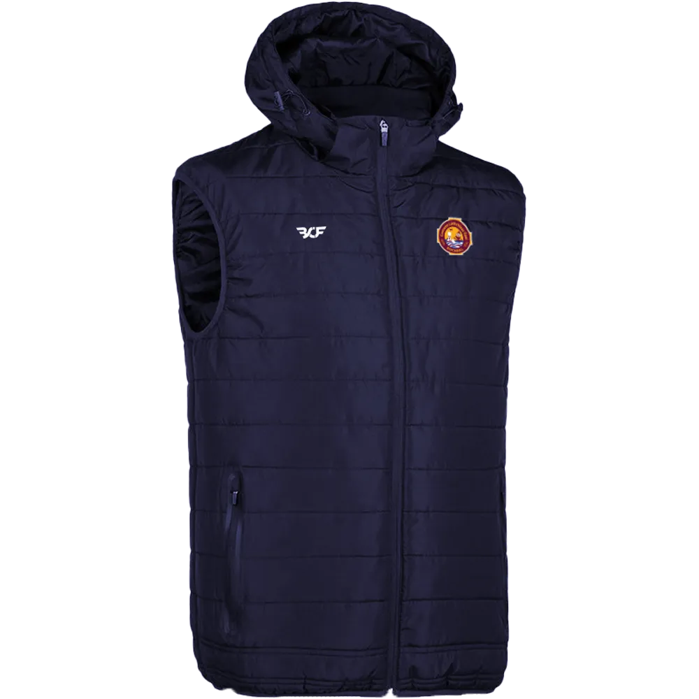 Youghal Camogie: Hooded Sleeveless Gilet