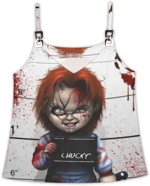 ZHANGXM Womens Tank Tops Chucky Casual Summer T-Shirts Beach Sleeveless Shirt Lightweight Casual Tee Shirt